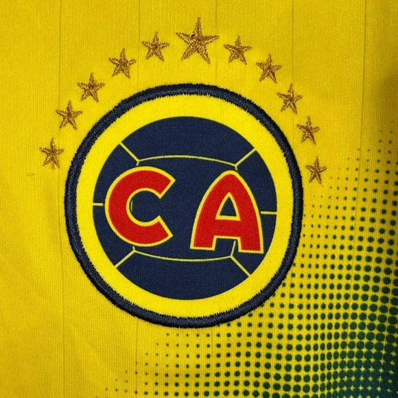 Club America Soccer Jersey Bimbo Yellow‎ Futbol Men's Size Medium - Picture 4 of 14